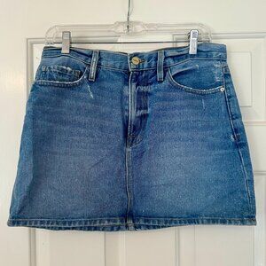 Frame Denim Mini Skirt